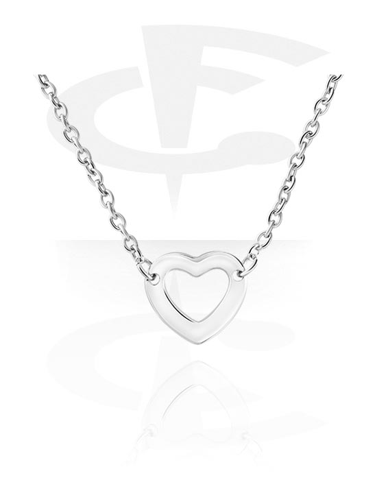 Necklaces, Fashion Necklace with heart pendant, Surgical Steel 316L