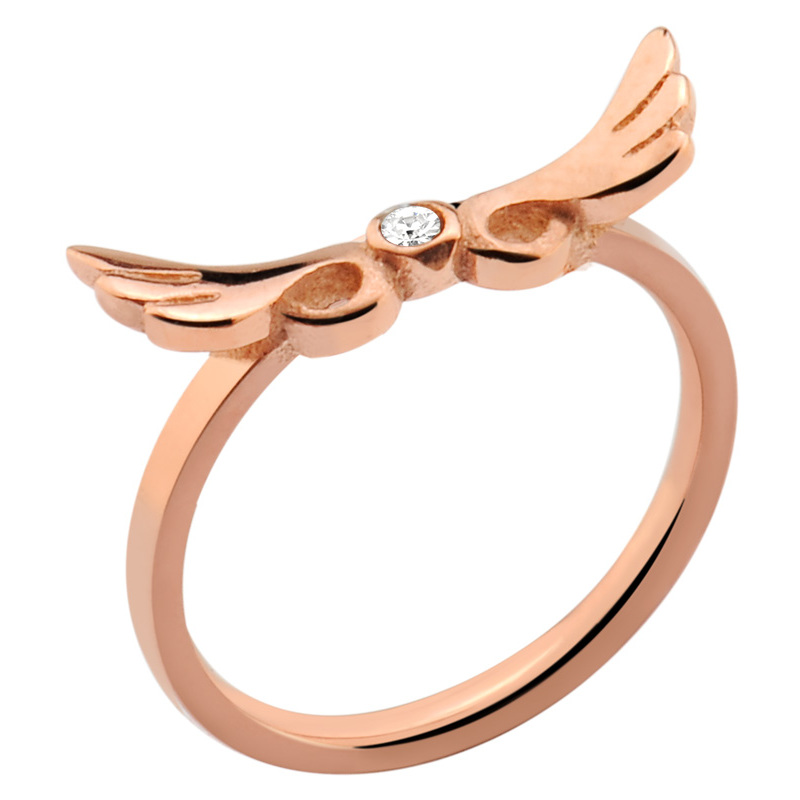 Midi-ring Met roségoud verguld chirurgisch staal Ringen