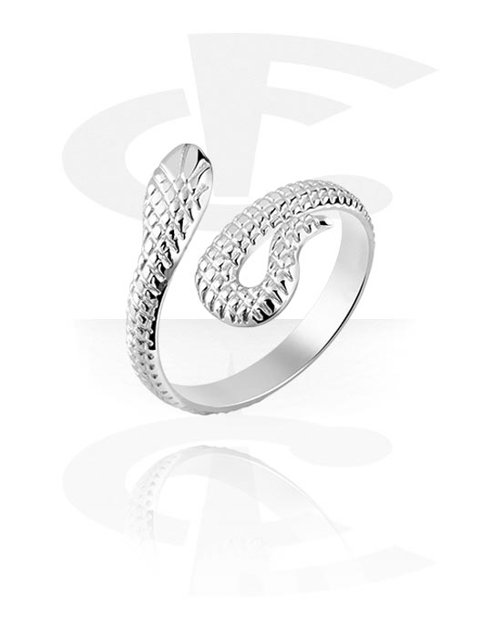 Anelli, Anello con design serpente, Acciaio chirurgico 316L