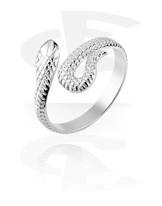 Bagues, Bague avec motif serpent, Acier chirurgical 316L