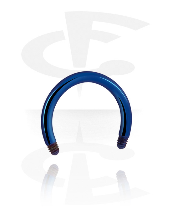 Palline, barrette e altro, Barretta circular barbell, Acciaio chirurgico 316L