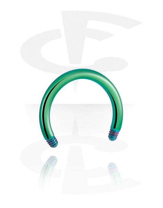 Palline, barrette e altro, Barretta circular barbell, Acciaio chirurgico 316L