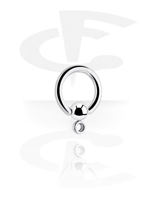 Bolas, barras & mais, Ball closure ring, Aço cirúrgico 316L