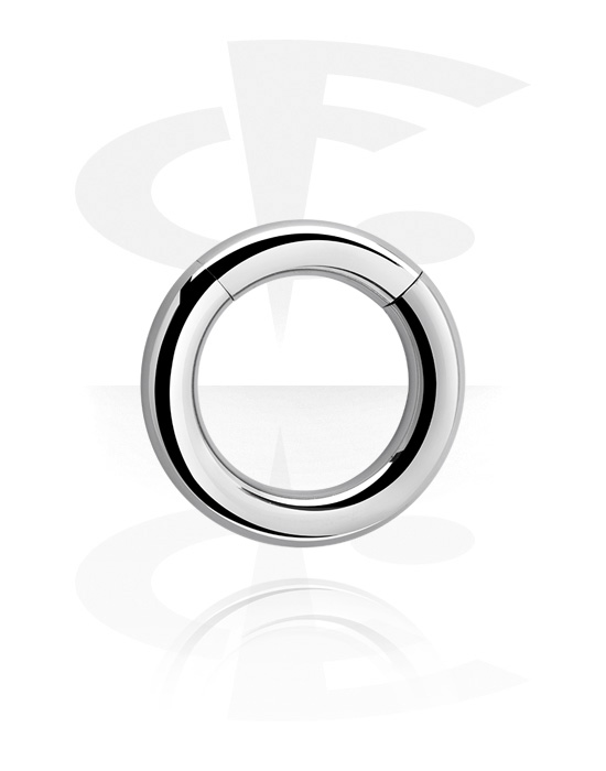 Piercing Ringe, Segmentring (Chirurgenstahl, silber, glänzend), Chirurgenstahl 316L