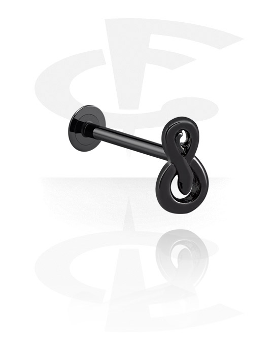 Labreti, Black Labret, Surgical Steel 316L