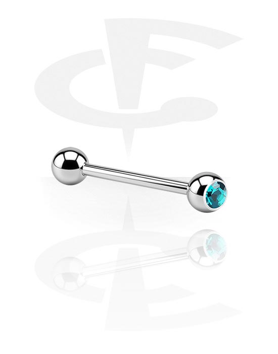 Činky, Jeweled Barbell, Surgical Steel 316L