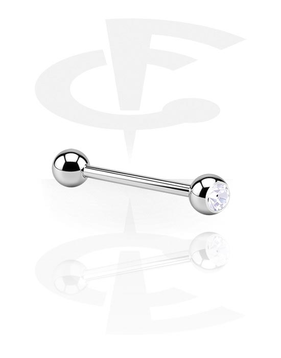 Činky, Jeweled Barbell, Surgical Steel 316L