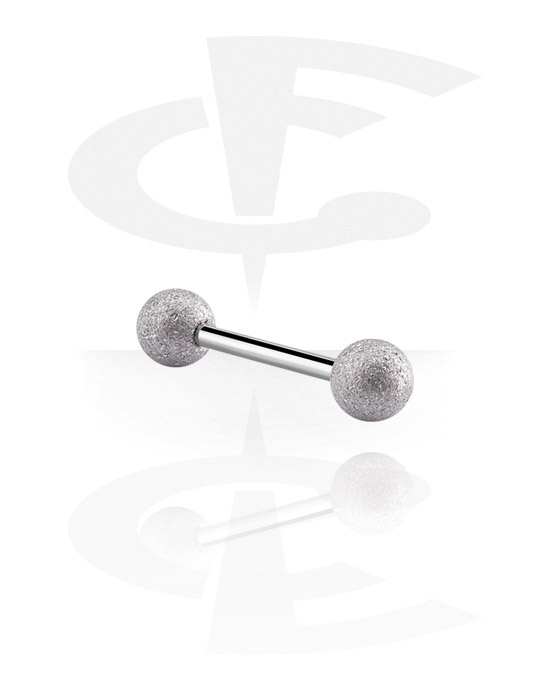 Barbell, Barbell con palline, Acciaio chirurgico 316L