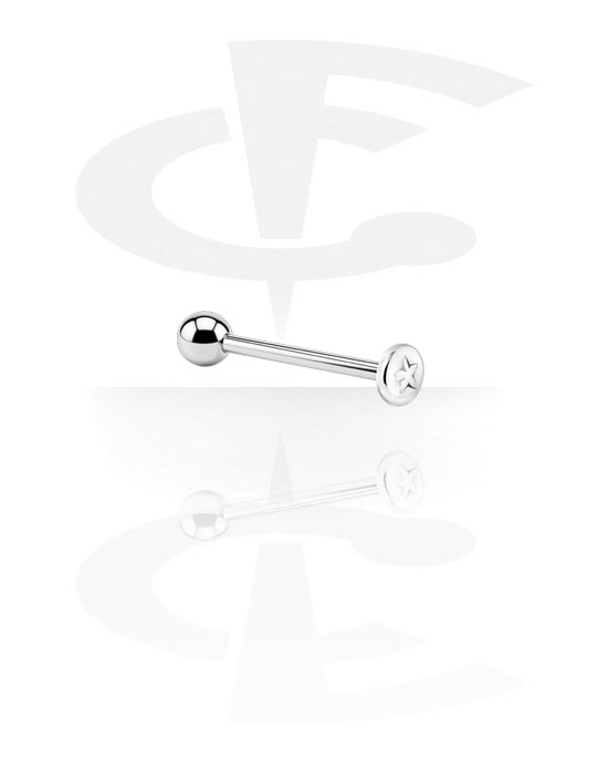 Činky, Barbell with Disk, Surgical Steel 316L