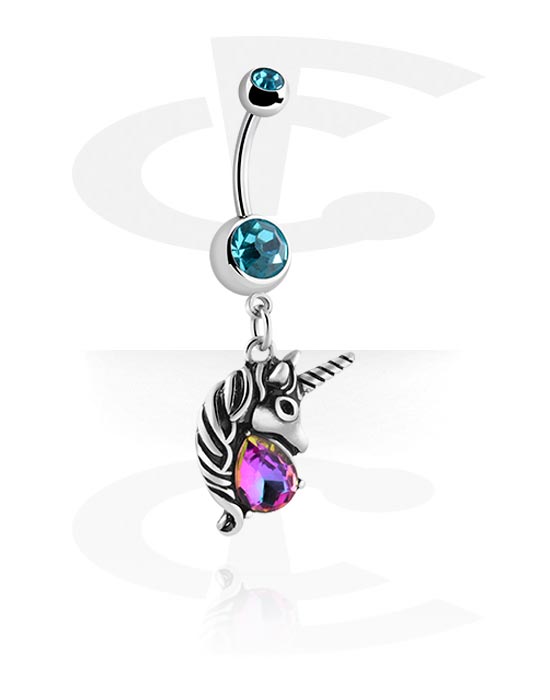 Unicorn belly deals button ring