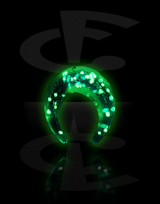 Accessori per dilatare, Claw "Glow in the Dark" , Vetro