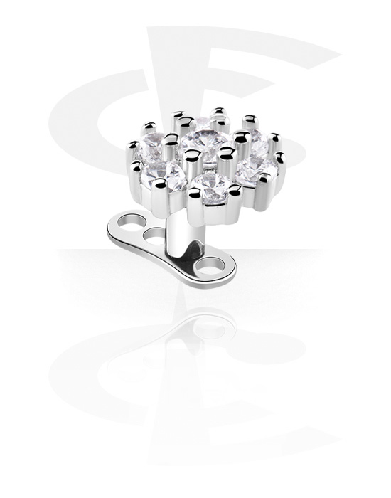 Dermal Anchors, Dermal anchor, Titanium, Surgical Steel 316L, Plated Brass