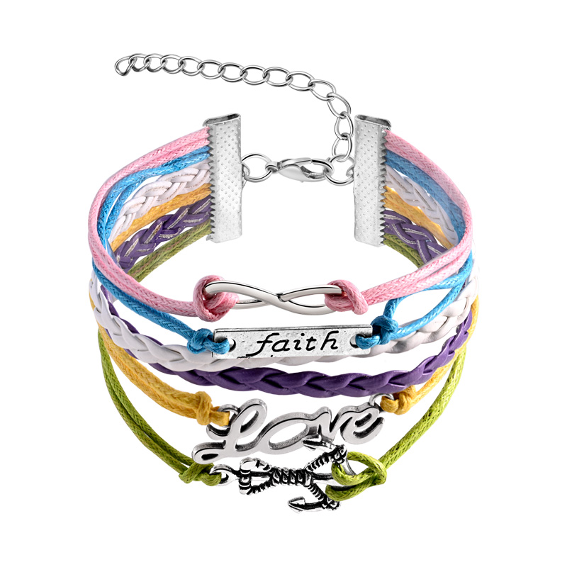 Fashion Bracelet Metaal/Leer Armbanden