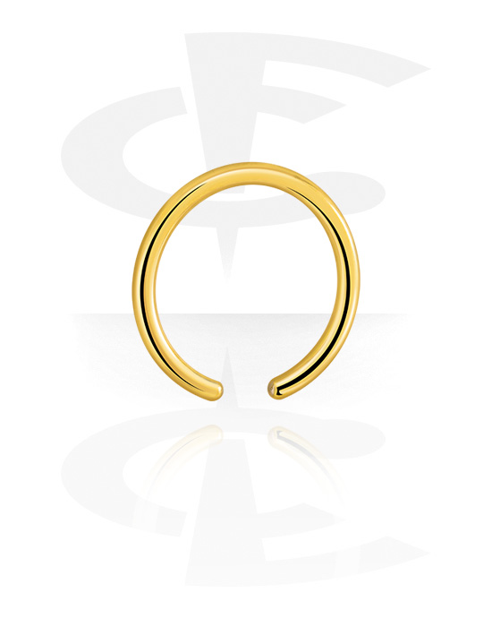 Kulor, stavar & mer, Ball closure ring (surgical steel, gold, shiny finish), Förgyllt kirurgiskt stål 316L