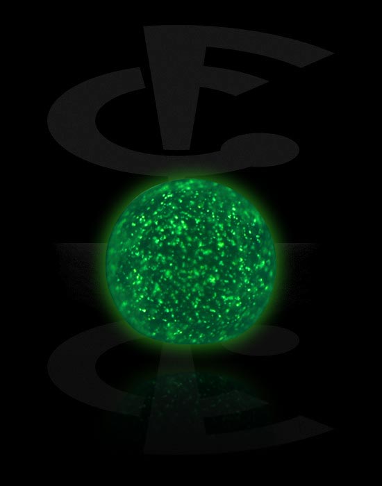 Kuličky, kolíčky a další, Micro Glow in the Dark Ball, Acrylic