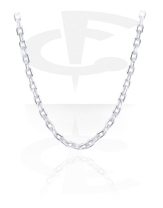 Collane, Basic Necklace (plated brass, silver), Ottone placcato