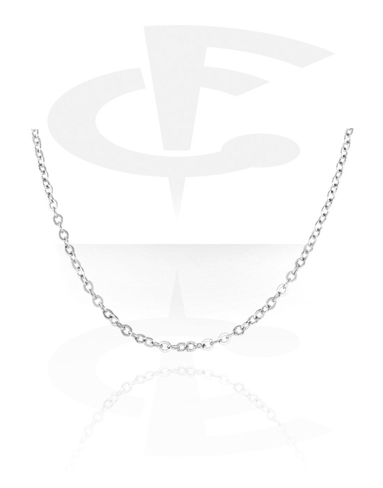 Colliers, Basic Necklace (plated brass, silver), Laiton plaqué