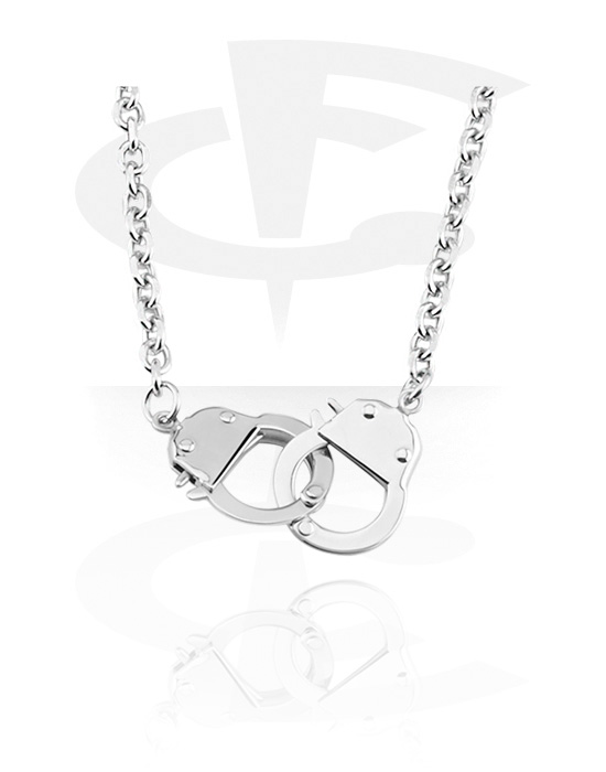 Necklaces, Fashion Necklace with Handcuffs, Surgical Steel 316L