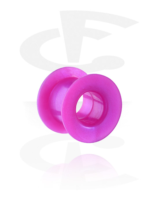 Tunnels & Plugs, Double flared tunnel (silicone, various colours), Silicone