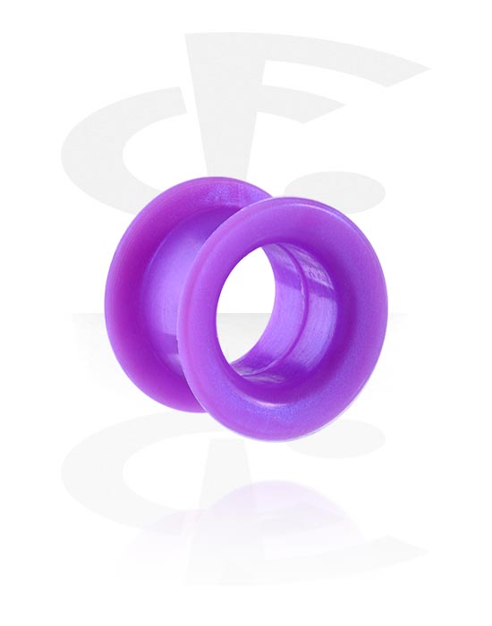 Tunnels & Plugs, Double flared tunnel (silicone, various colours), Silicone