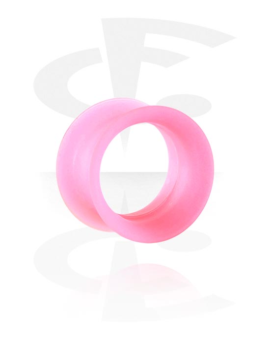 Tunnels & Plugs, Double flared tunnel (silicone, various colours), Silicone