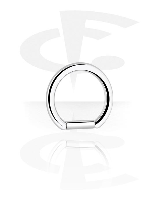 Piercingringar, Bar closure ring (titanium, shiny finish), Titan