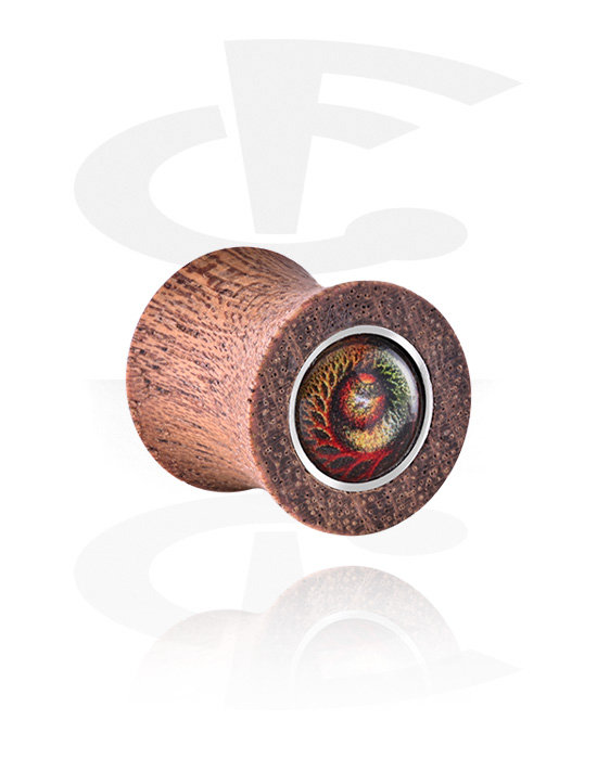 Túneles & plugs, Plug double flared (madera), Madera